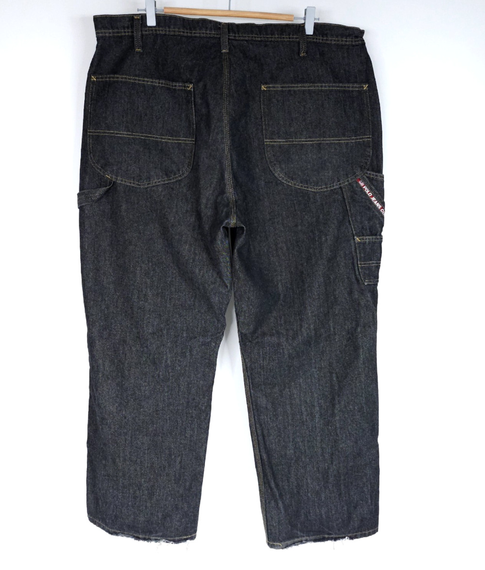 Vintage Polo Ralph Lauren Black Carpenter Jeans Mens 40X31 Baggy Workwear